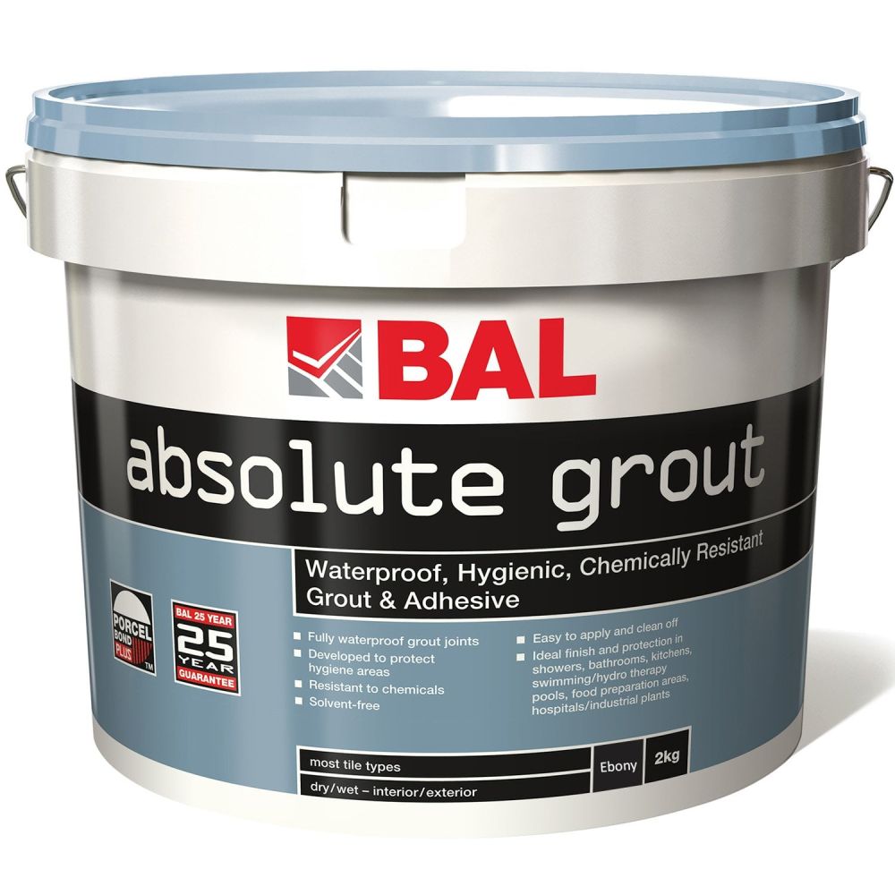BAL Absolute Epoxy Ebony Grout 2kg