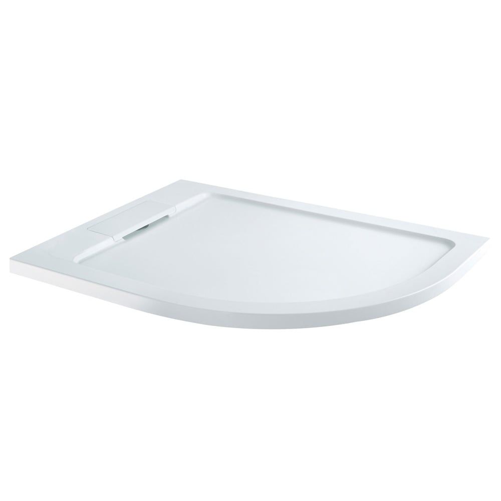 Low Profile Quadrant Hidden Waste Shower Tray Right Hand 1200x900mm