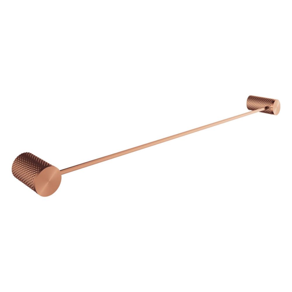 Moray Satin Bronze Knurled Towel Rail