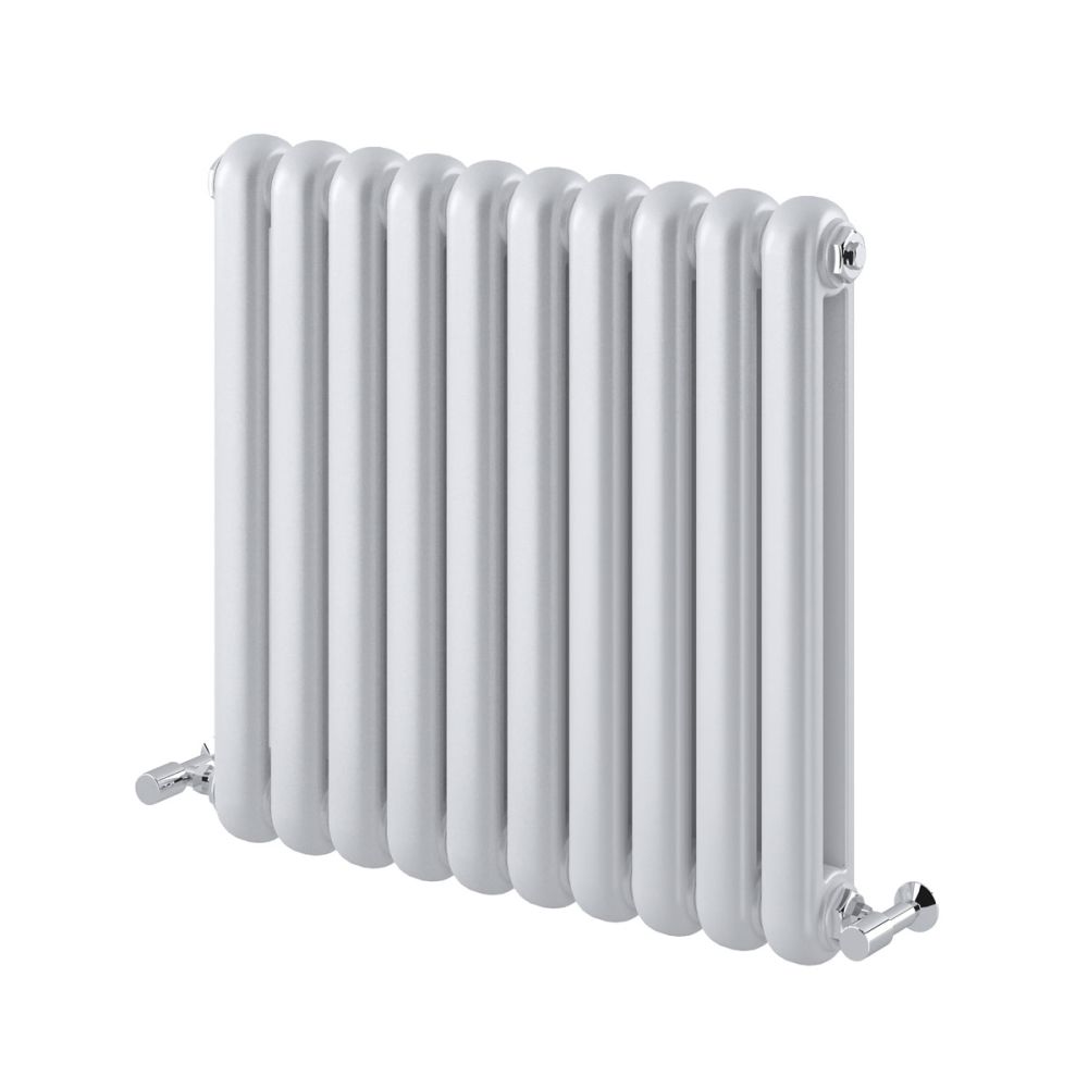 Etam White Horizontal Column Radiator 600x622mm