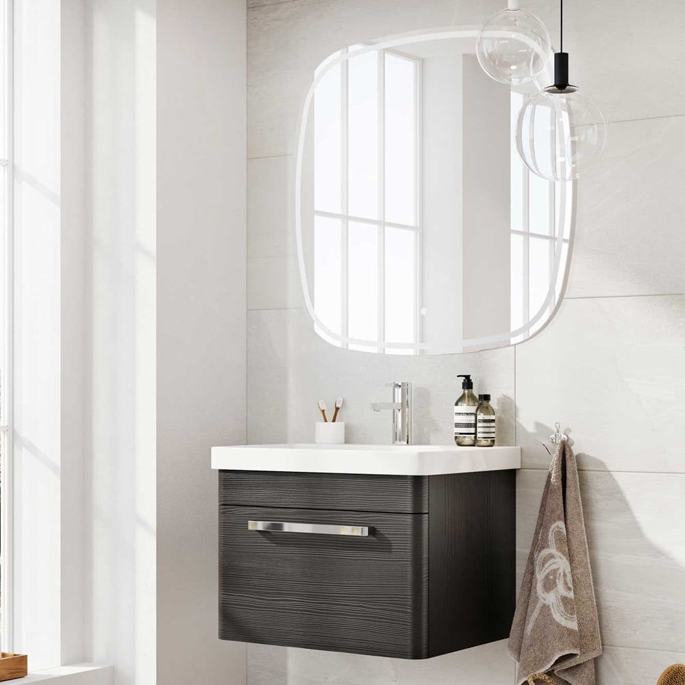 Pablo Square Illuminated LED Bathroom Mirror 800x800mm