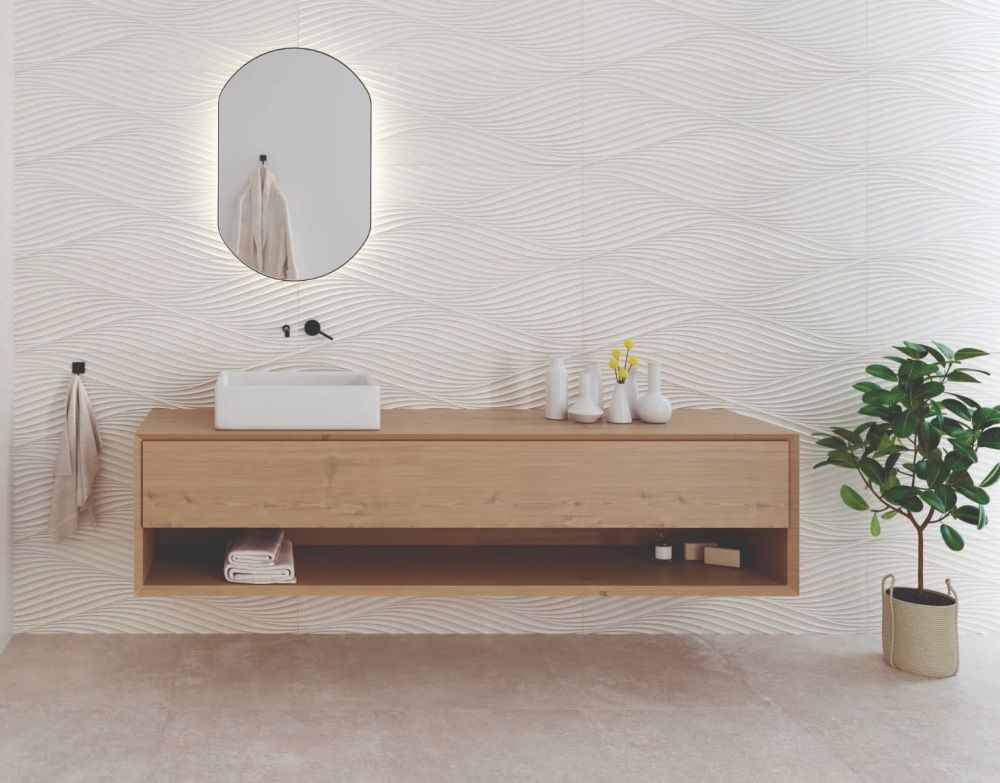 Earth Sand Decor Matt Ceramic Tile 320x900mm