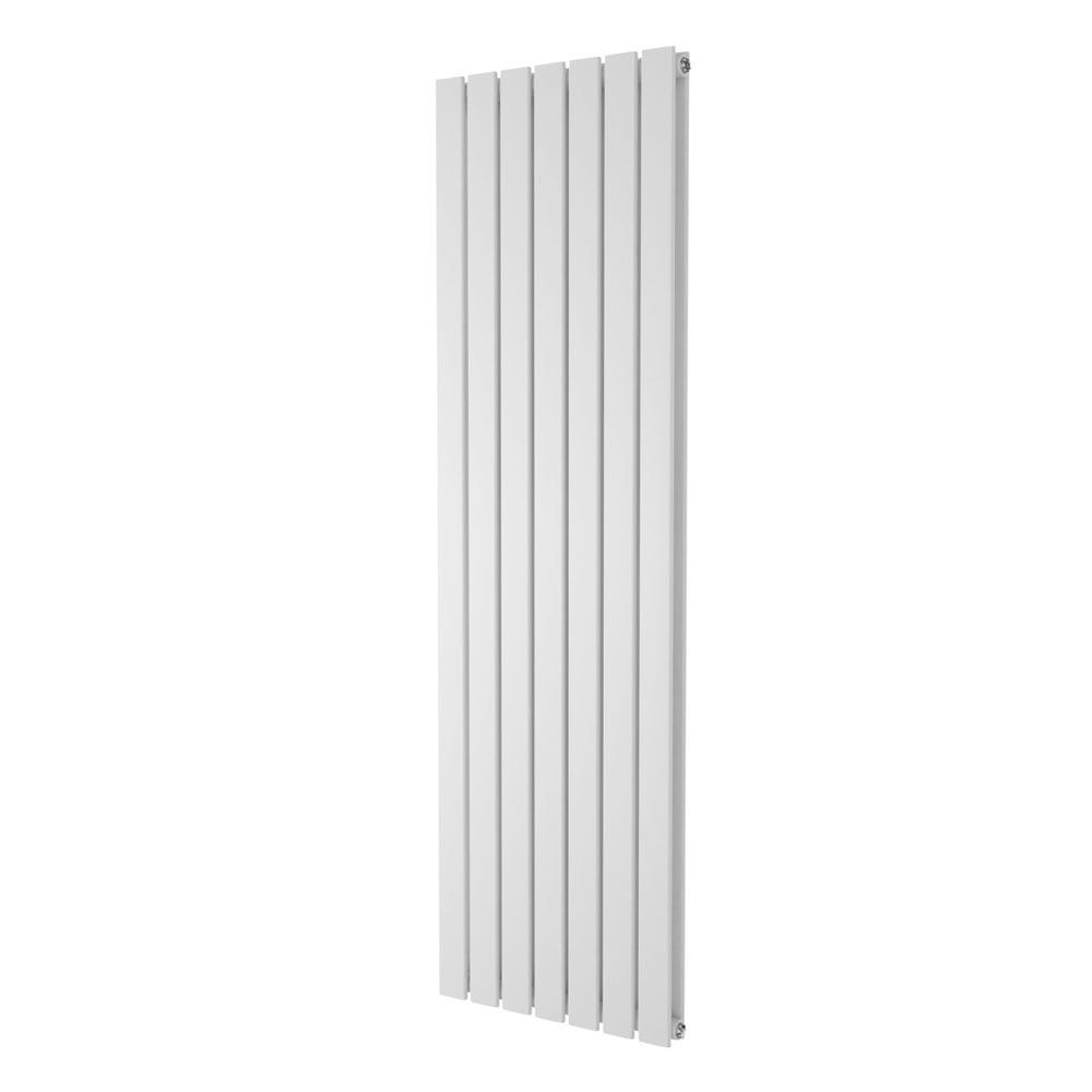 Perth White Double Vertical Flat Panel Radiator 1600x475mm