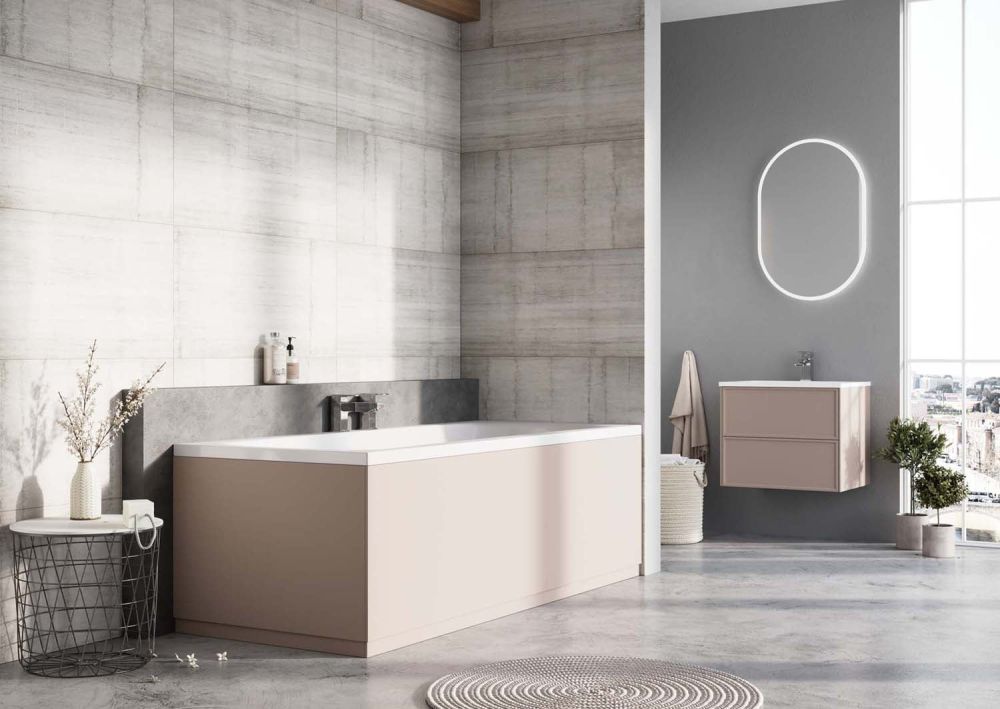 Kendal French Blush End Bath Panel 800mm