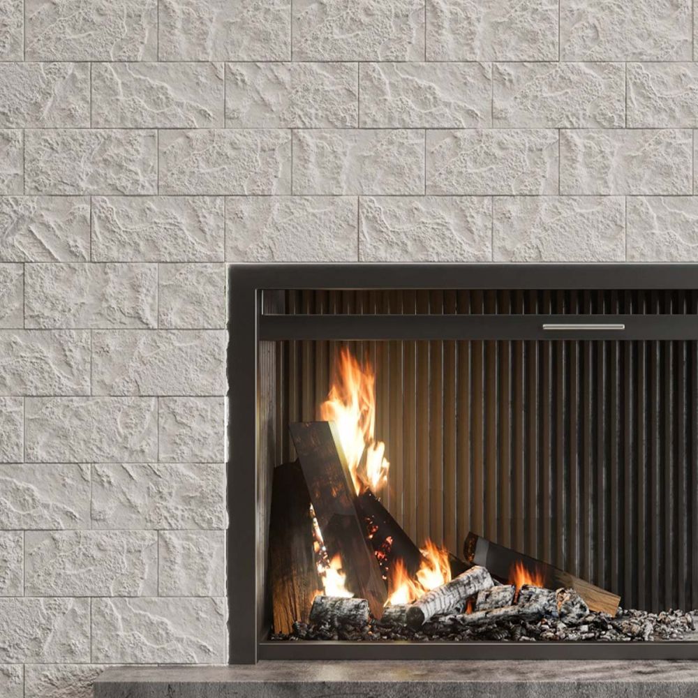 Oakland Blanco Textured Porcelain Tile 250x125mm