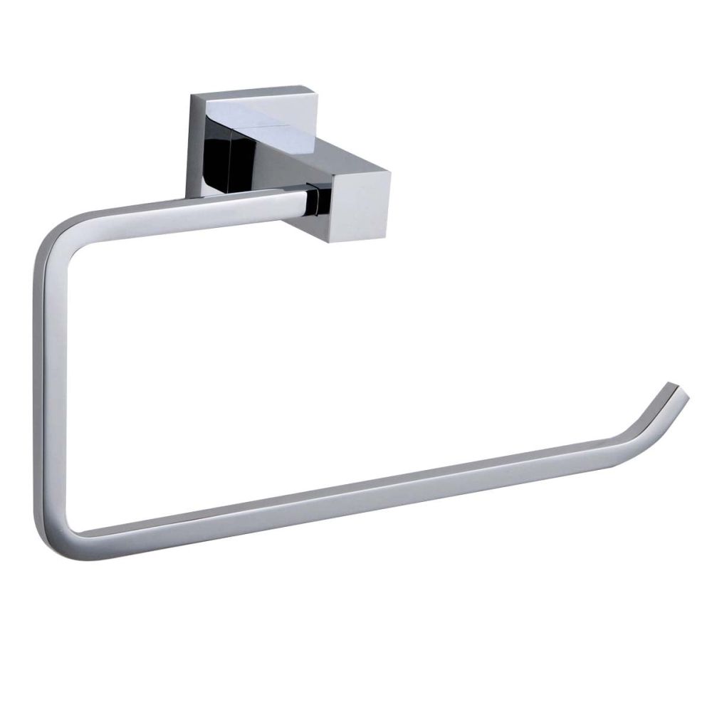 Quad Chrome 6-Piece Bathroom Accessory Set