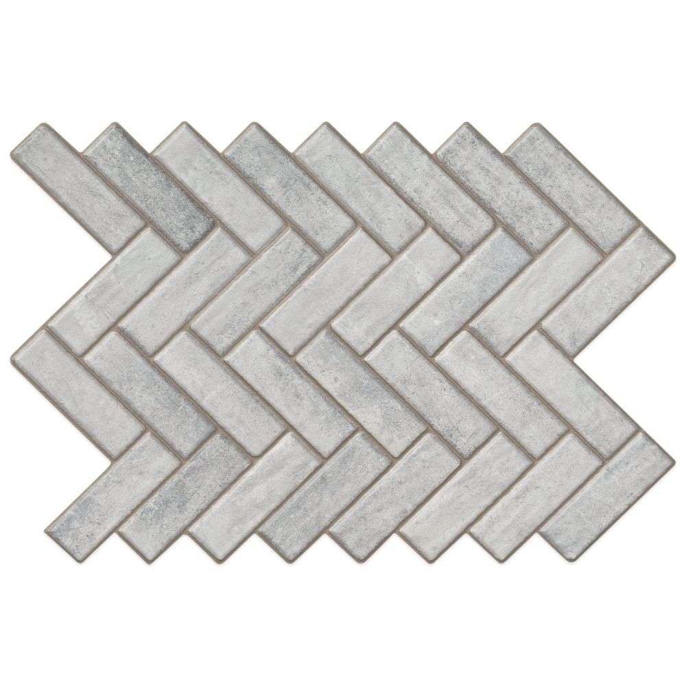 Sofia Matt Grey Herringbone Tile 600x400mm