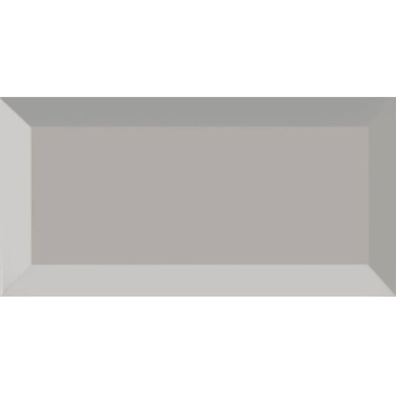 Metro Light Grey Ceramic Brick Tile 100x200mm
