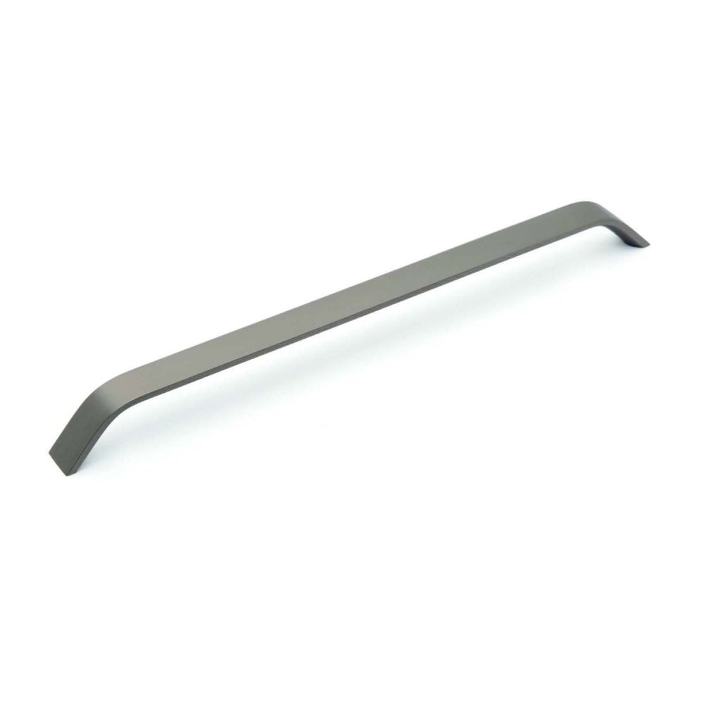 Esk White Wall Mounted Tall Storage Cabinet with Gunmetal Handle