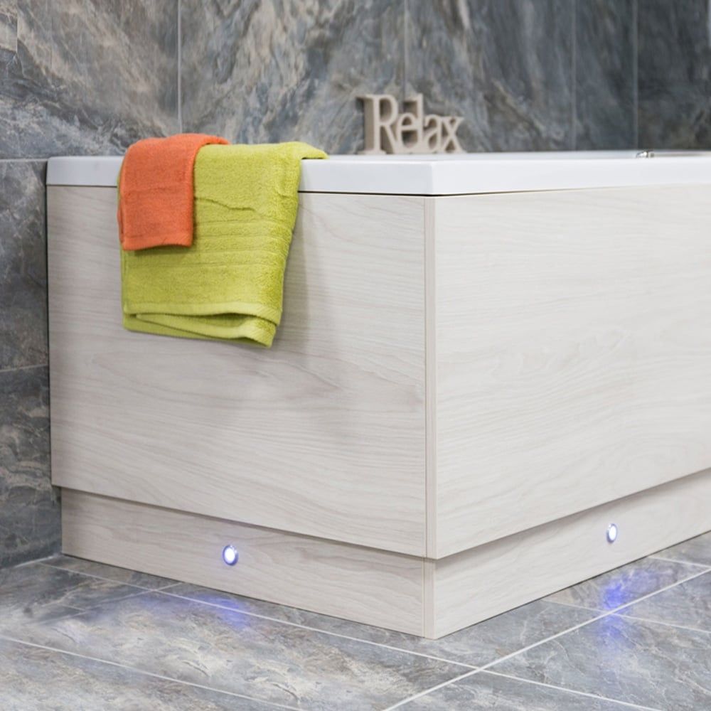Nante Light Elm End Bath Panel 800mm
