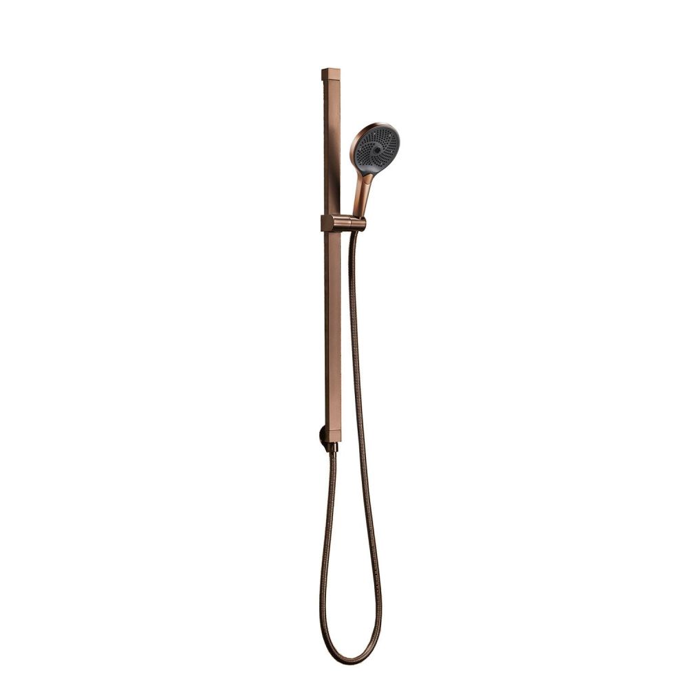 Manisa Brushed Bronze Shower Slide Rail Kit