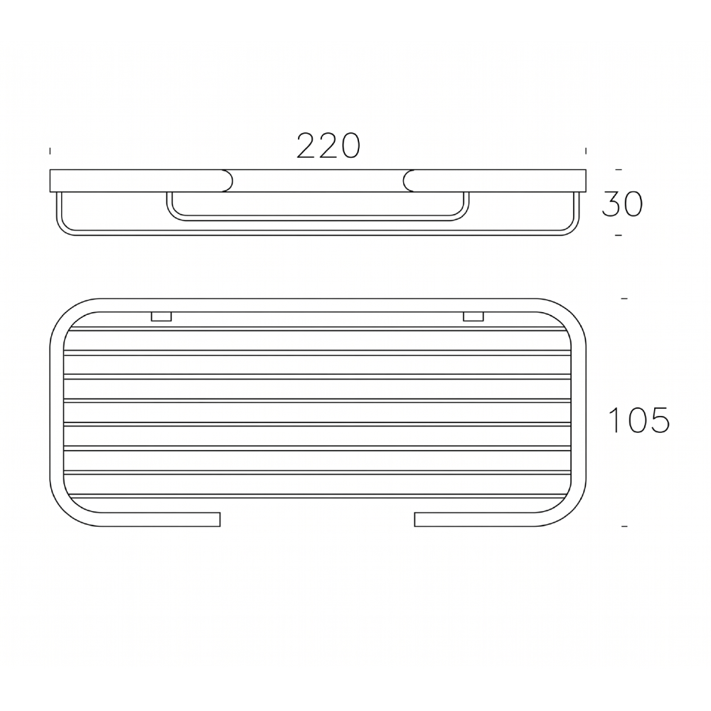 Chrome Wire Basket Small
