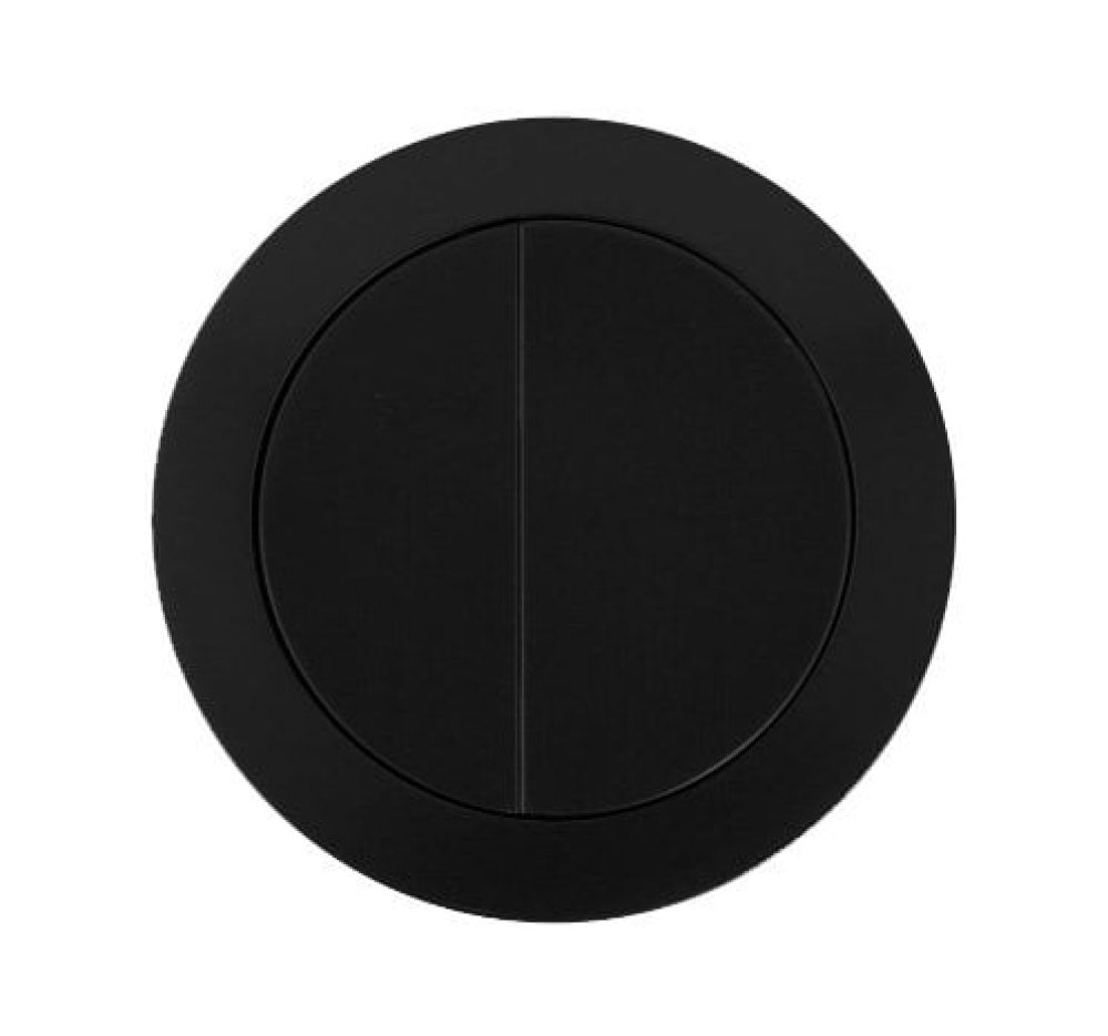 Black Toilet Push Button