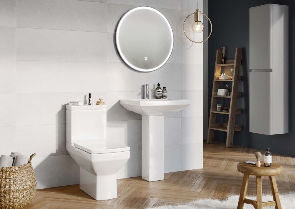 Rhythm Matt White Ceramic Tile 300x900mm