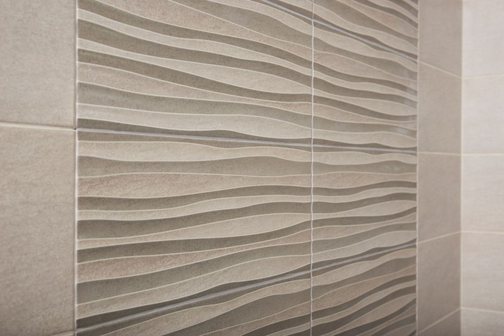 Milne Relieve Mix Gris Matt Feature Wall Tile 200mmx500mm