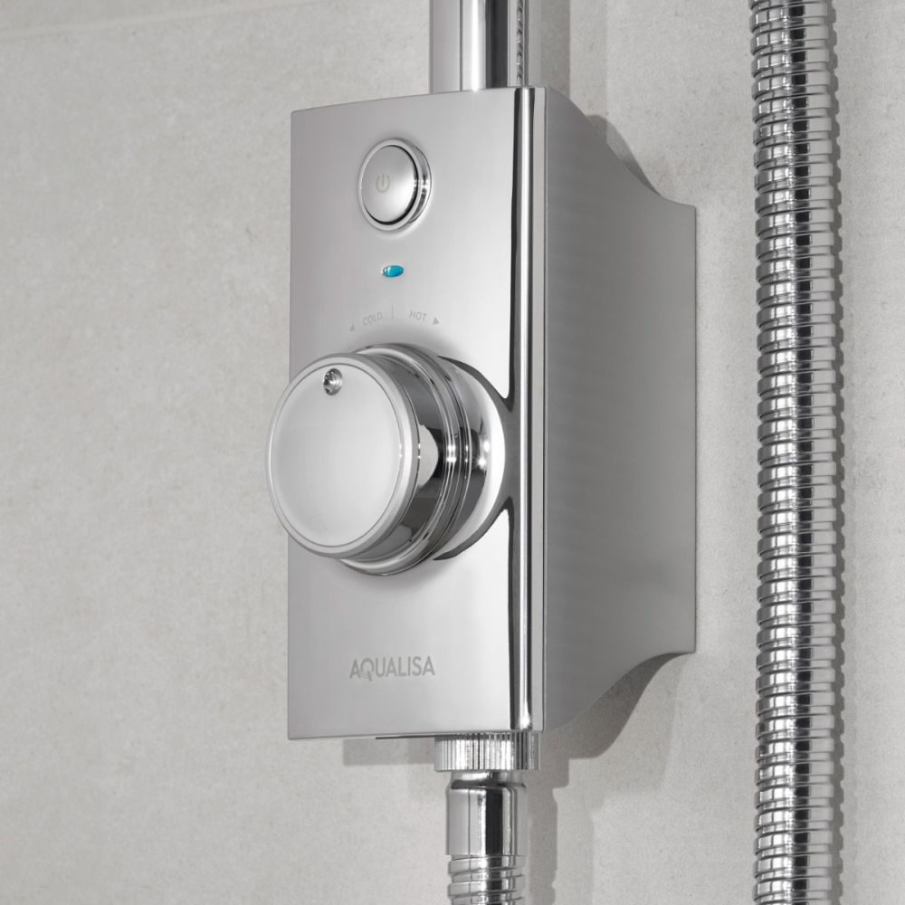 Aqualisa Zorin Smart Digital Shower Exposed with Adjustable Head Gravity Pumped