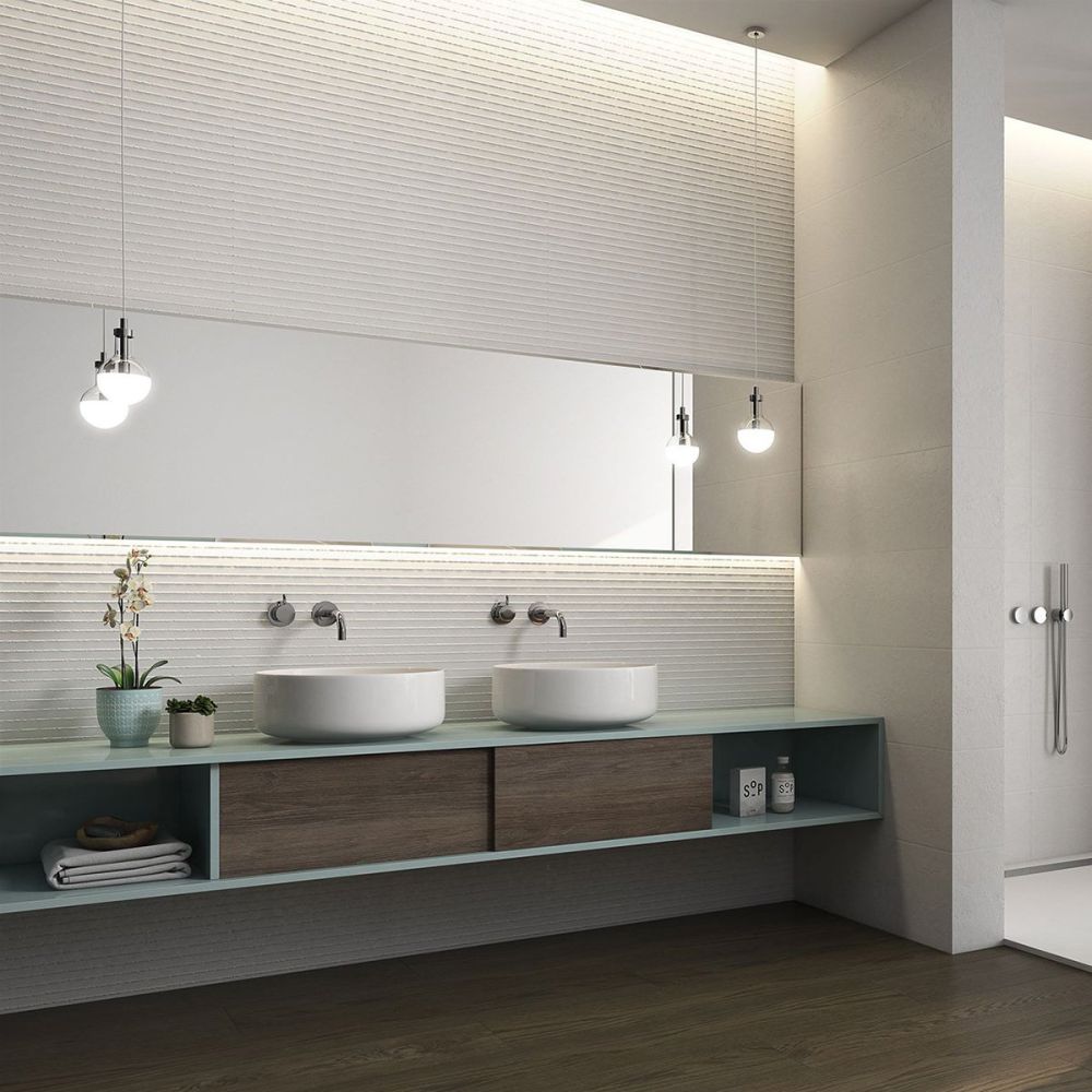 Carter Traffic Blanco Matt Ceramic Tile 900x300mm