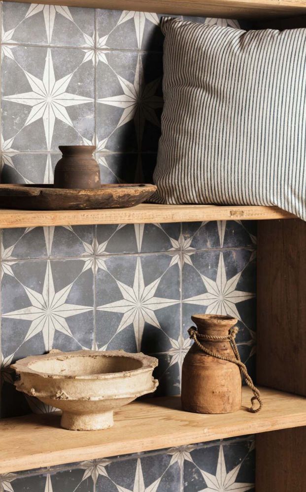 Fired Star Blue Reverse Matt Ceramic Tile 450x450mm