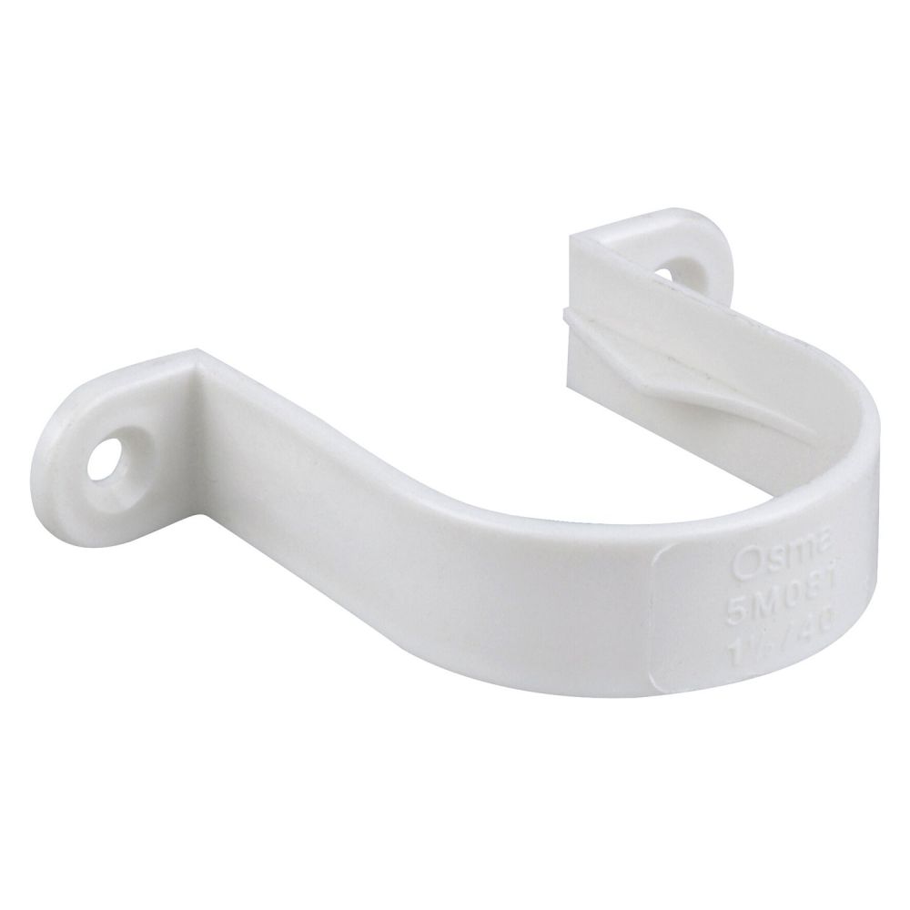 Wavin Osma Solvent Weld Pipe Bracket Clip 40mm - 5z081w