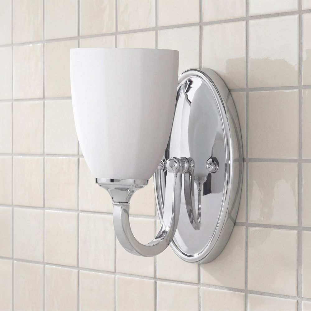 Parson Polished Chrome Wall Light