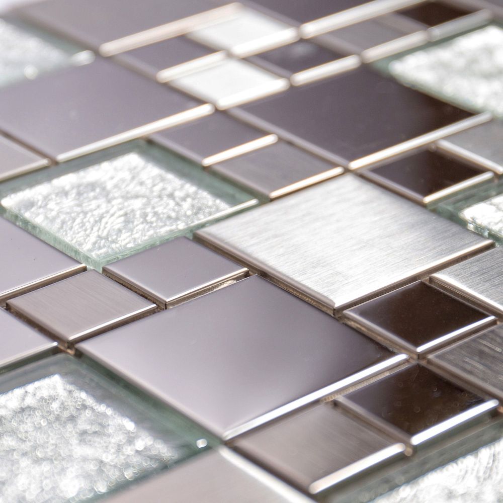 Mars Random Silver Modular Mosaic 300x300mm