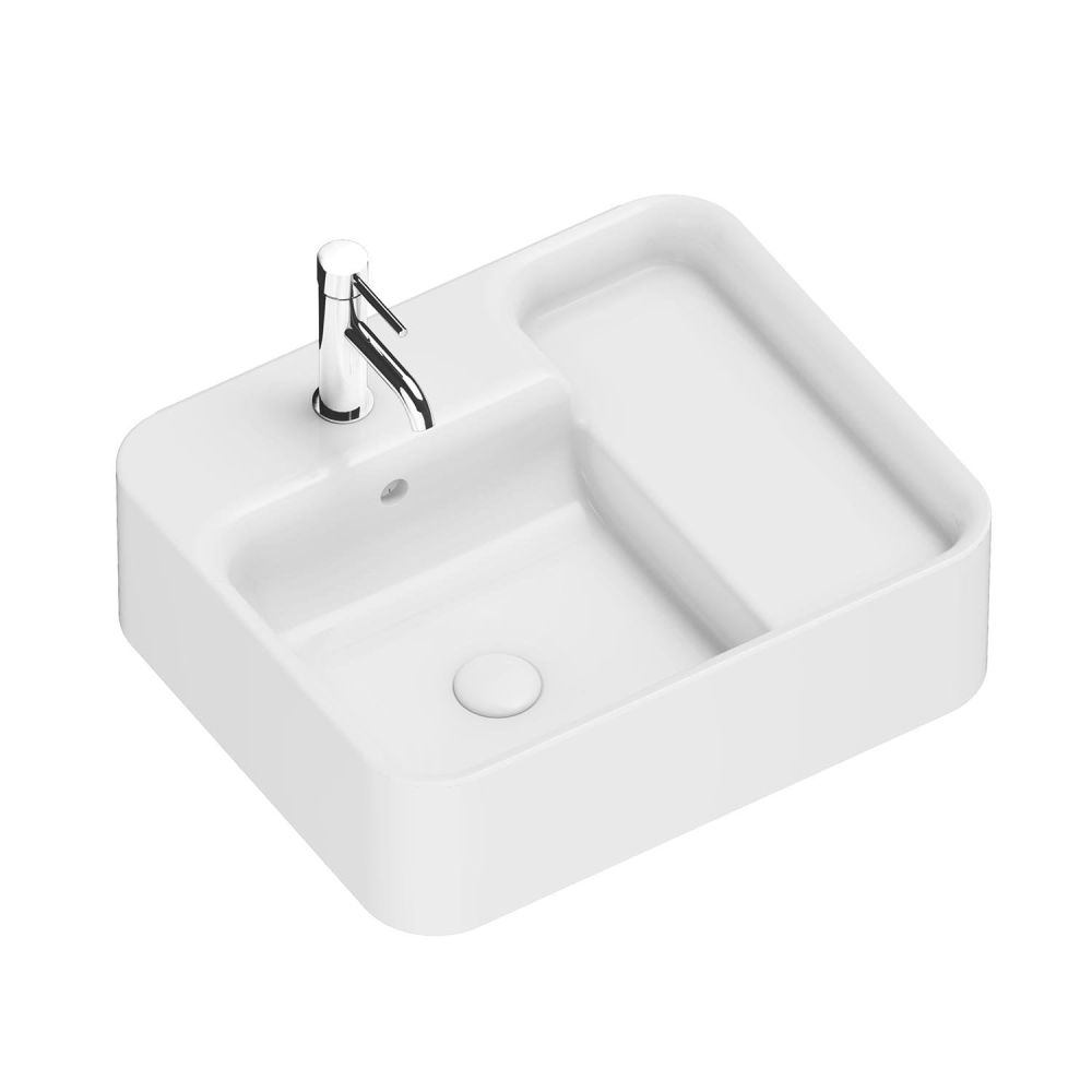 Verity White Gloss Wall Hung or Countertop Basin