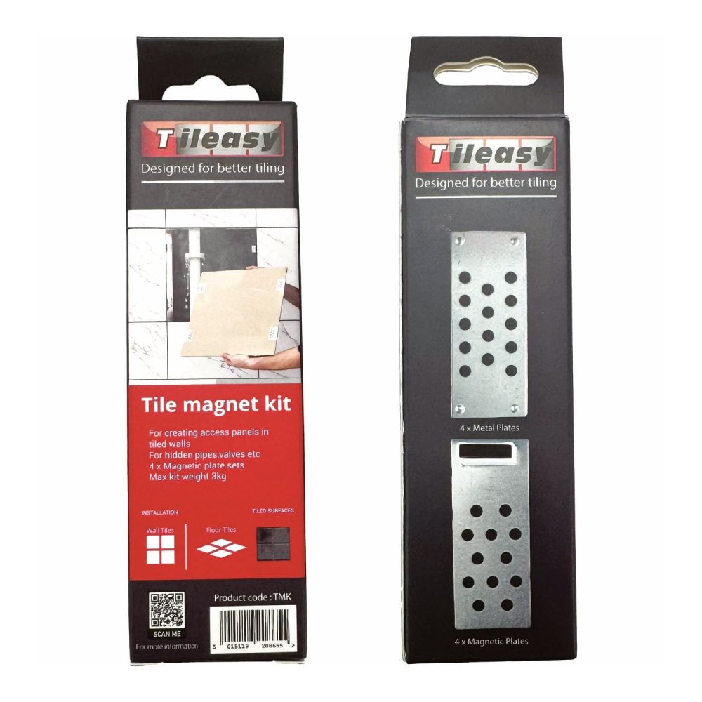 Tile Magnet Kit - 4 Brackets Per Pack