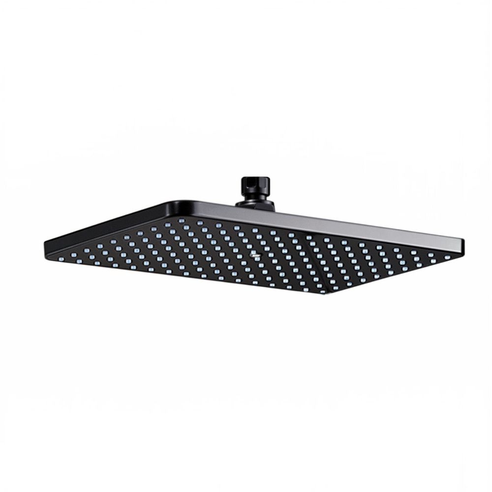 Baylin Gunmetal Square Shower Head