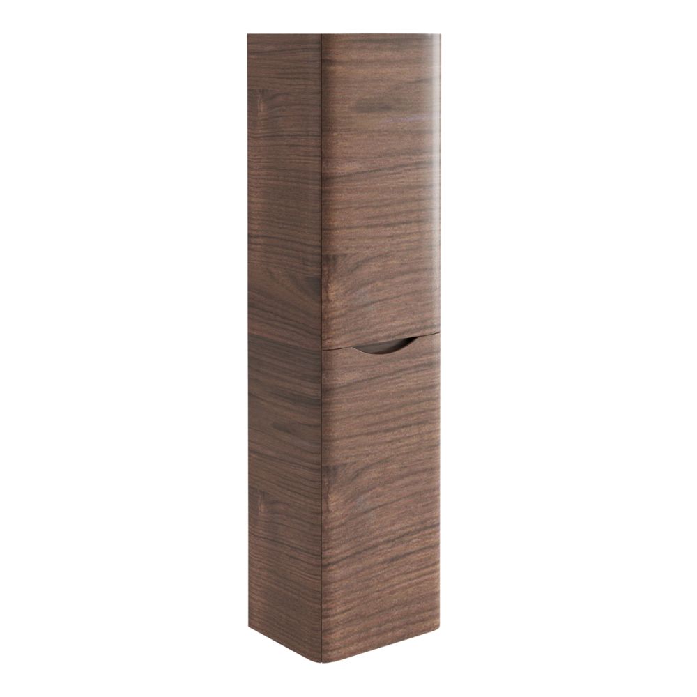 Erin Rosewood Wall Mounted Right Hand Tall Storage Cabinet
