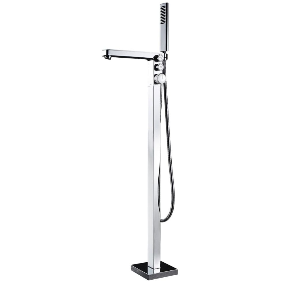 Baylin Chrome Freestanding Bath Shower Mixer Tap