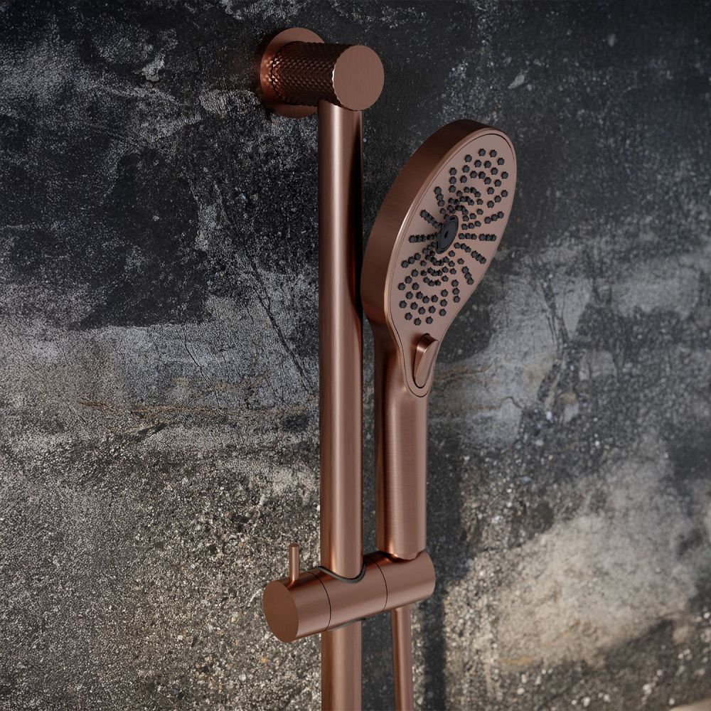 Moray Satin Bronze Concealed Valve Shower Pack Roomset Close up 1