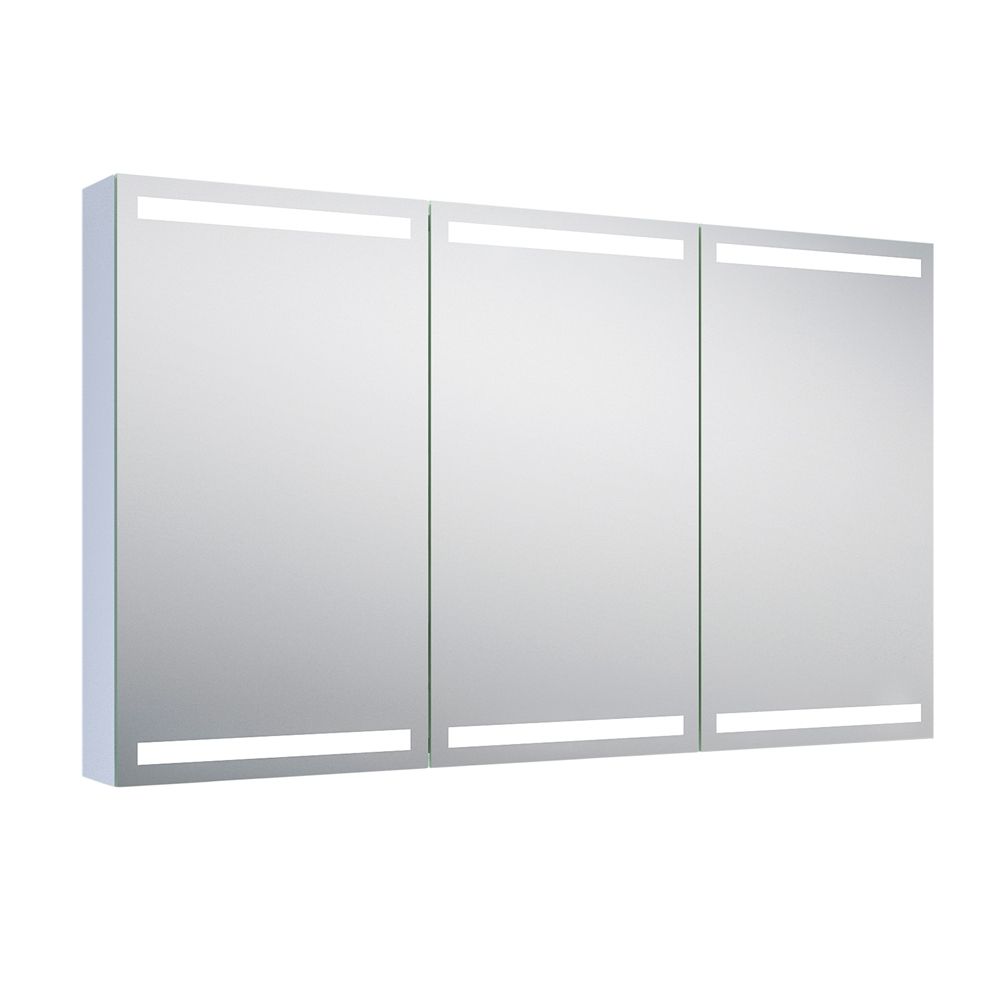 Corton Motion Sensor Illuminated LED Mirrored Bathroom Wall Cabinet 700x1200mm