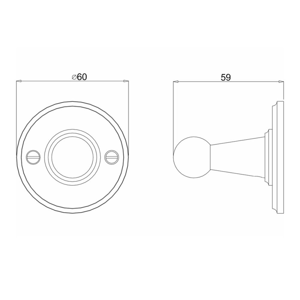 Burlington Gold Single Robe Hook