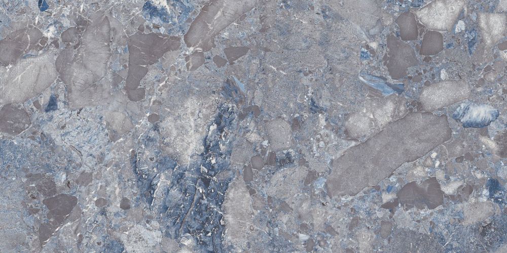Stevenage Blue Rocker Porcelain Tile - 1200x600mm