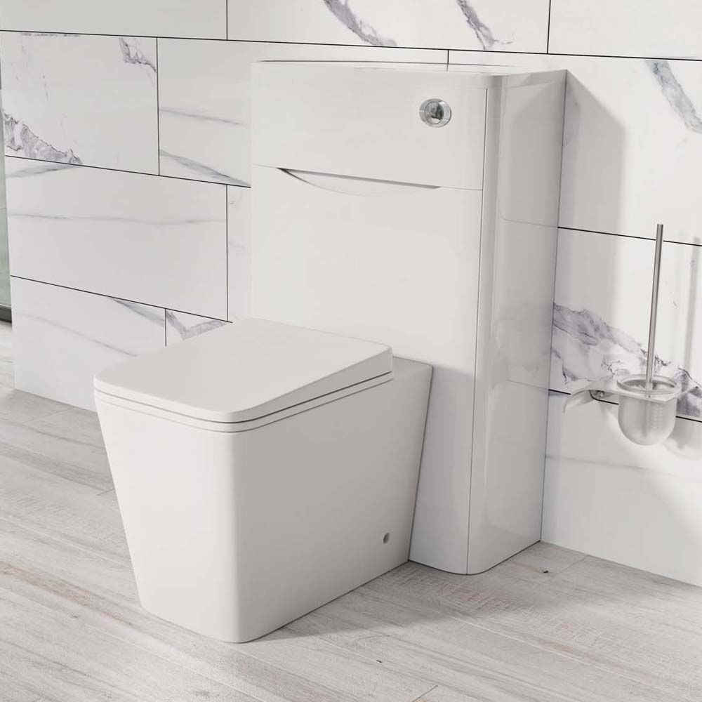 Erin Gloss White WC Unit