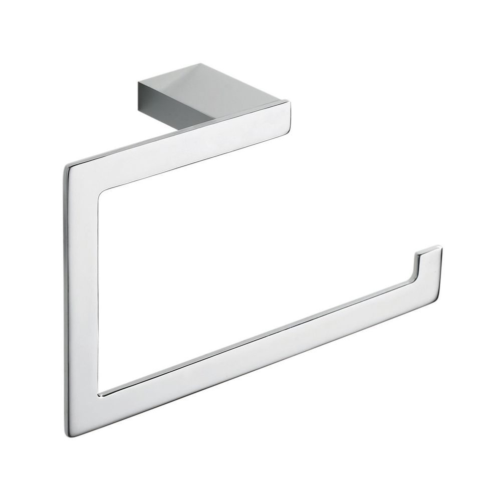 Cubic Chrome 5-Piece Bathroom Accessory Set