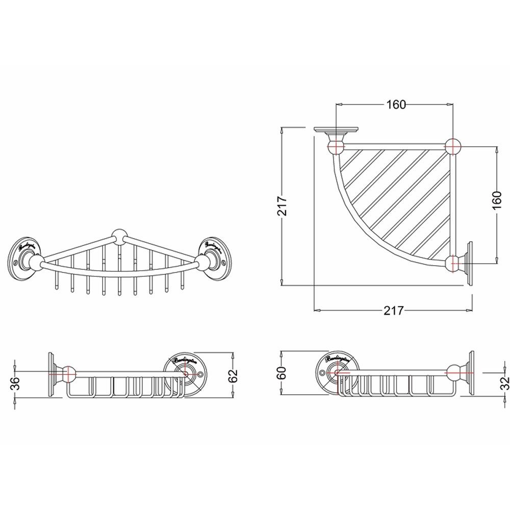 Burlington Corner Basket