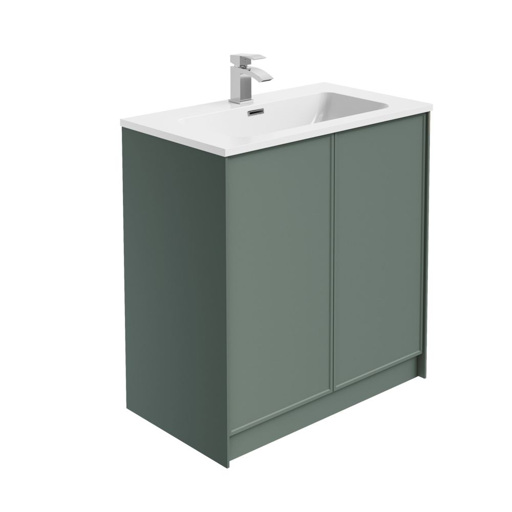 Kendal Pine Green 800mm Floor Standing Vanity Unit