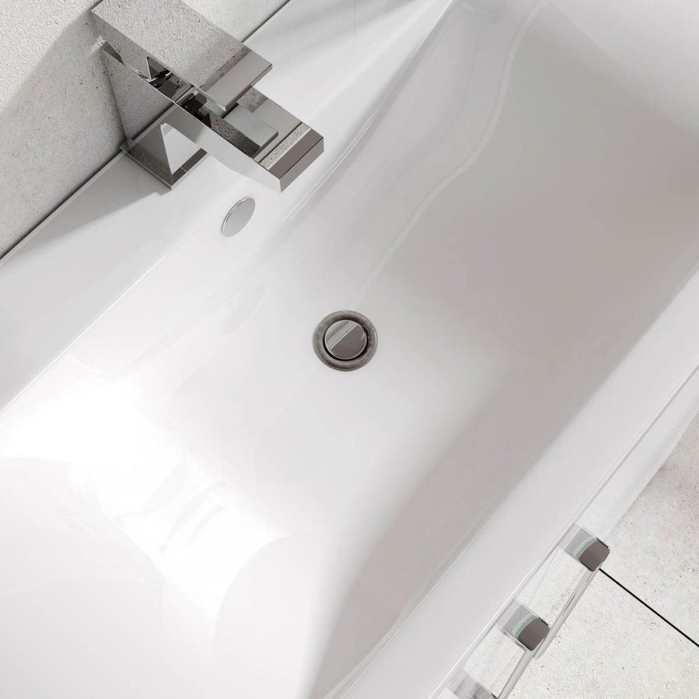 Nante Gloss White Floor Standing Vanity Unit with Ceramic Basin 600mm