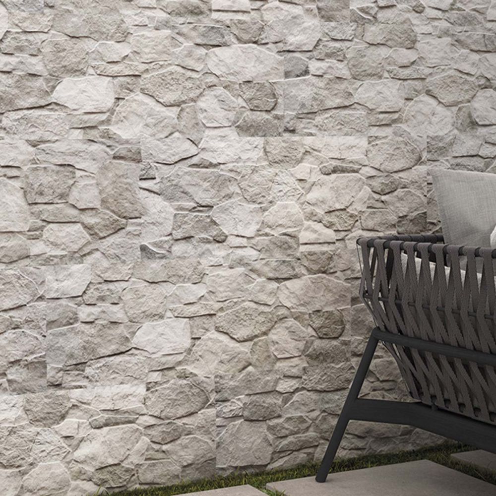 Topeka Sand Stone Wall Porcelain Tile 320x890mm