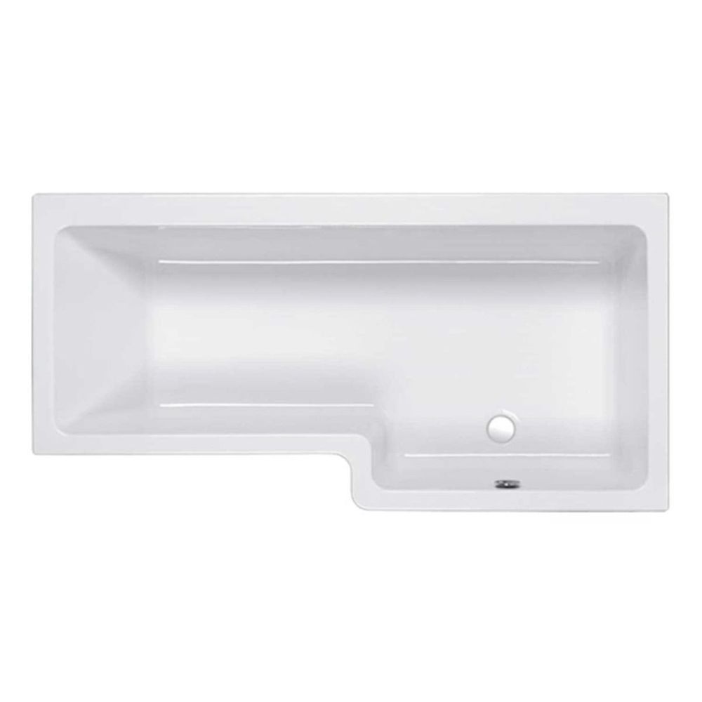 Carron Quantum Right Handed Acrylic Shower Bath 1500x700mm