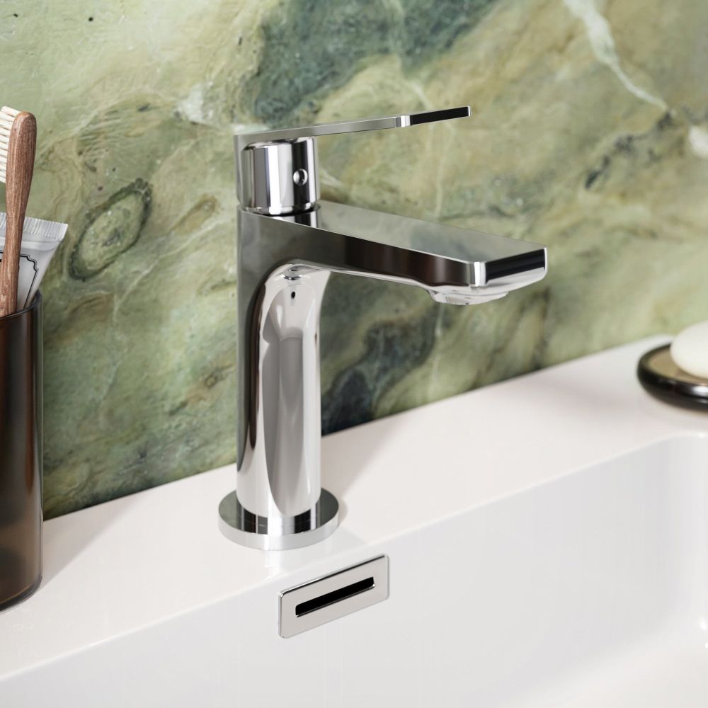 Sora Chrome Basin Mono Tap & Waste 211189