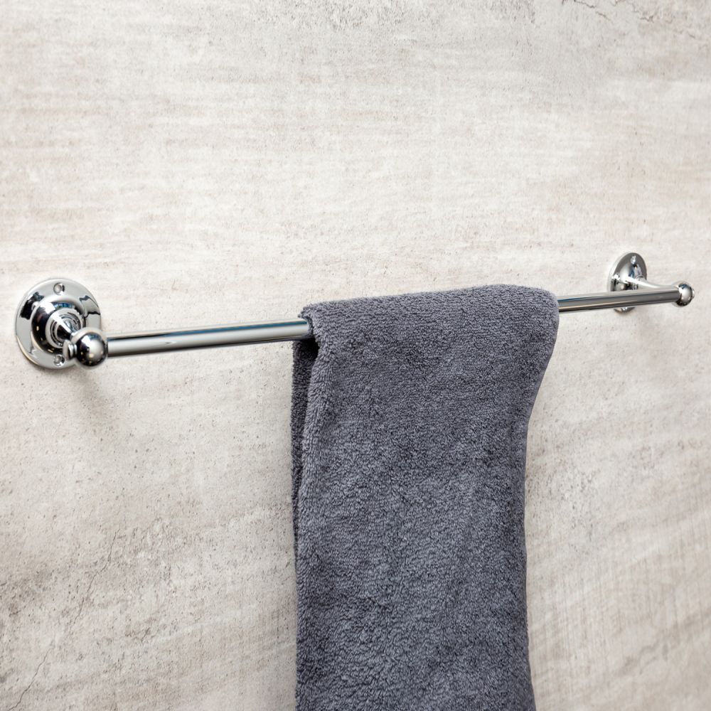 Cambridge Chrome Single Towel Rail