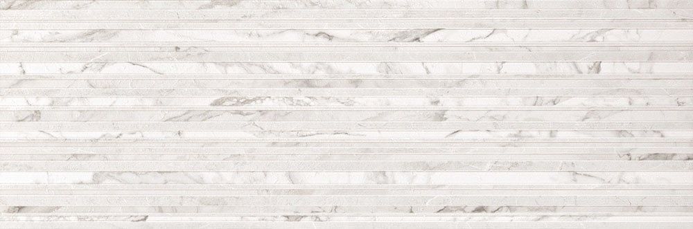 La Bella White Decor Matt Ceramic Tile 400x1200mm
