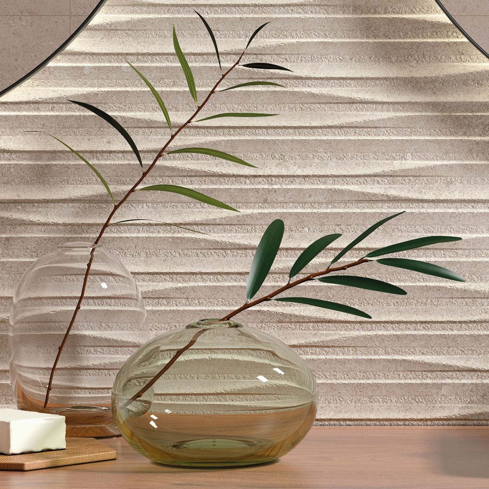 Cragstone Sand Decor Matt Ceramic Tile - 1000x333mm