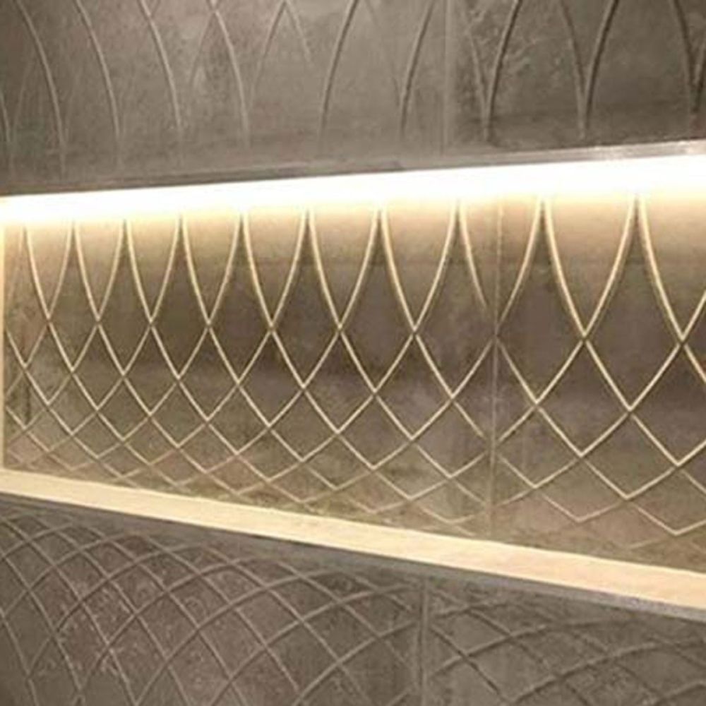 Fontana Ceniza Decor Porcelain Tile 450x900mm