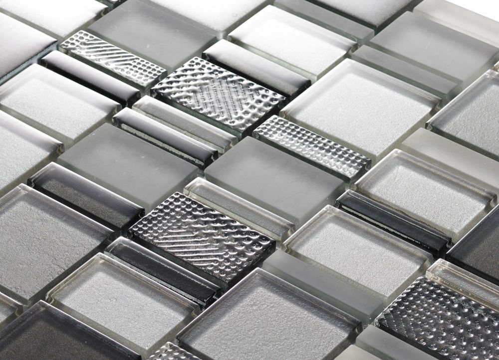 Brookfield Night Grey Mosaic 300x300mm