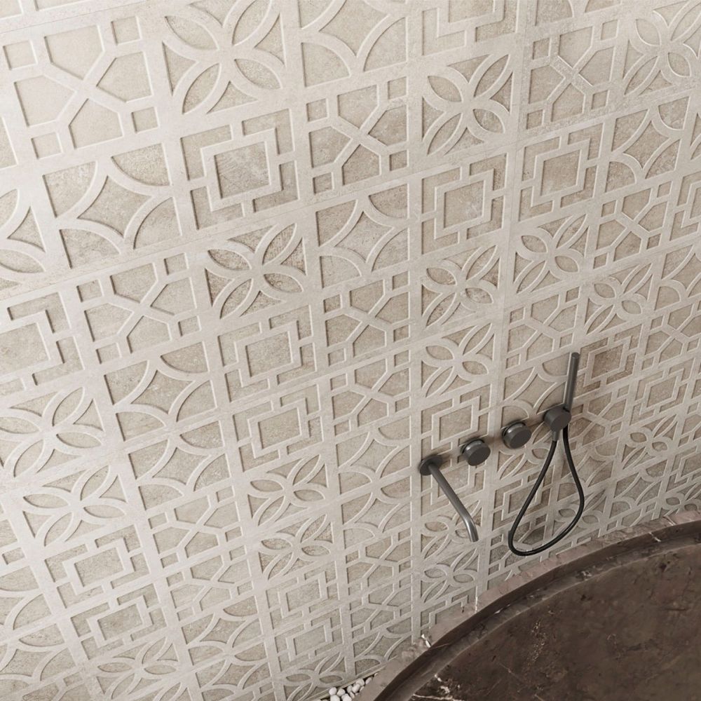 Reno Avra Marfil Textured Ceramic Tile 1200x400mm