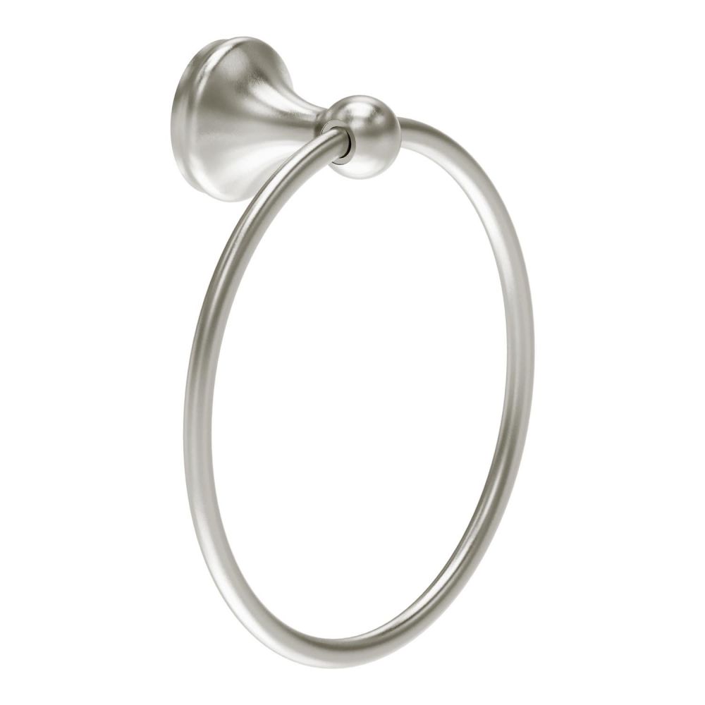 Warwick Brushed Nickel Traditional Round Towel Ring