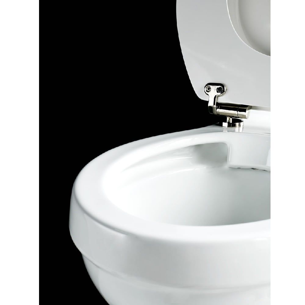Burlington Traditional Rimless Close Coupled Toilet with Slimline Cistern & Ceramic Lever